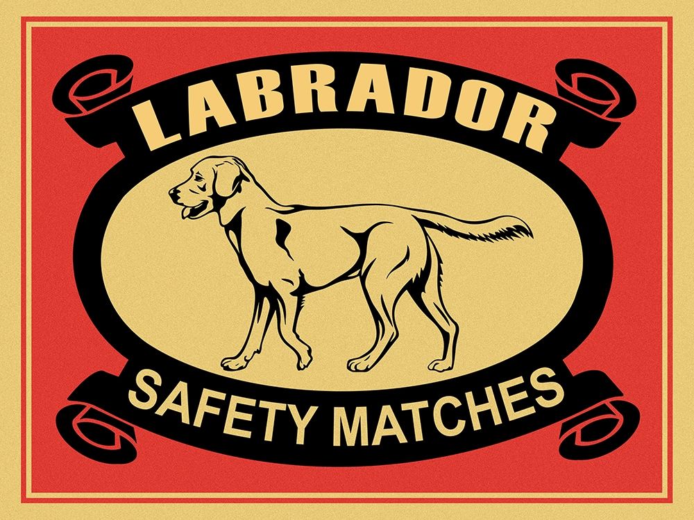 Labrador Safety Matches art print by Mark Rogan for $57.95 CAD