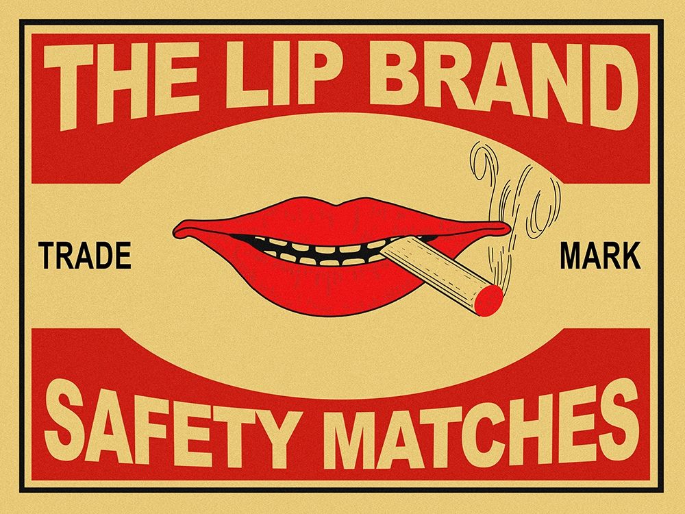 The Lip Brand Matches art print by Mark Rogan for $57.95 CAD