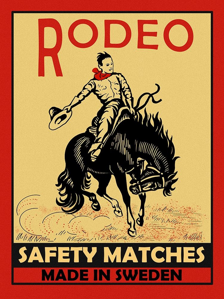 Rodeo Safety Matches art print by Mark Rogan for $57.95 CAD