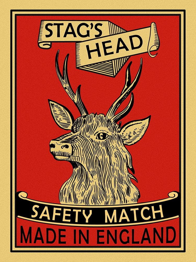 Stags Head art print by Mark Rogan for $57.95 CAD