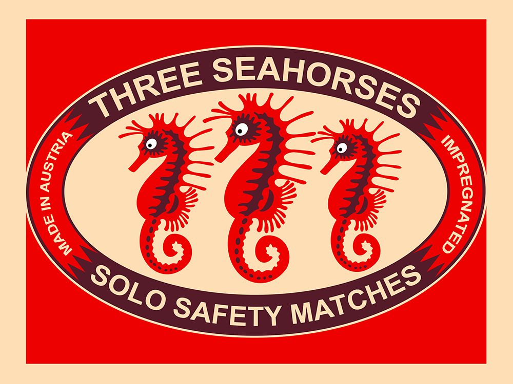 Three Seahorses art print by Mark Rogan for $57.95 CAD