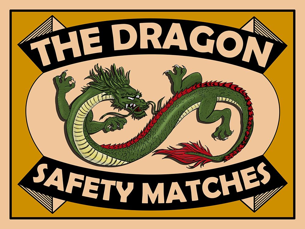Dragon Safety Matches art print by Mark Rogan for $57.95 CAD
