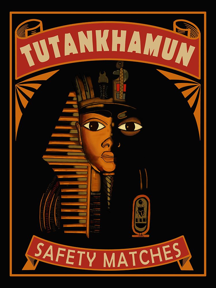 Tutankhamum Safety Matches art print by Mark Rogan for $57.95 CAD
