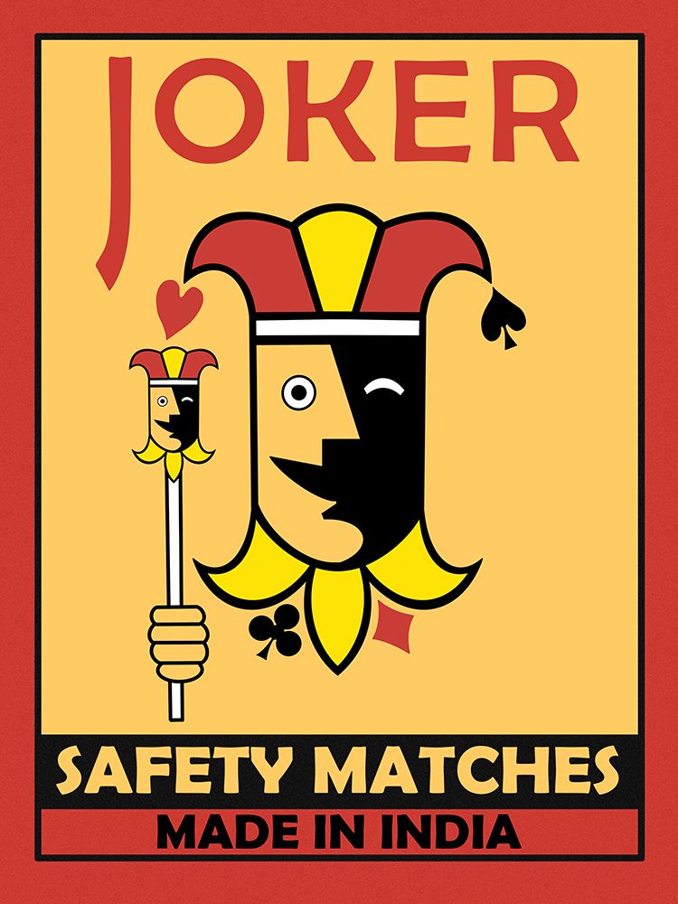 Joker Matches art print by Mark Rogan for $57.95 CAD