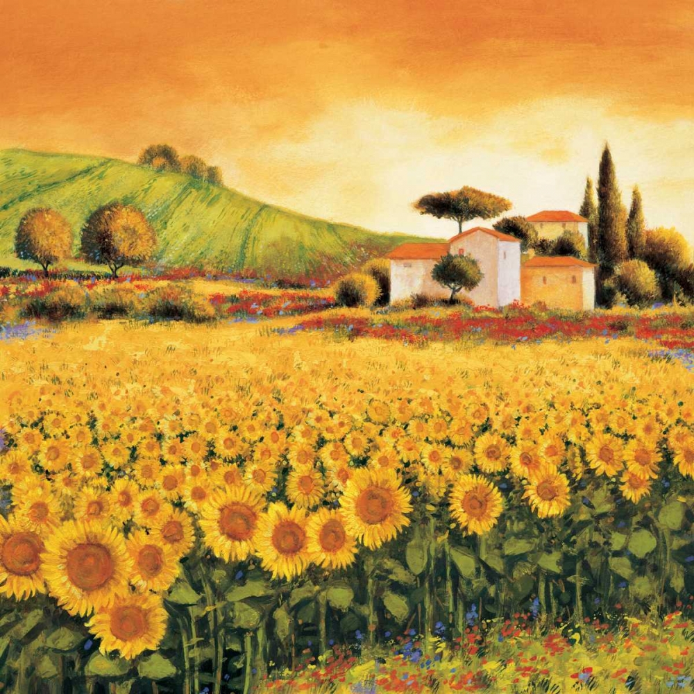 Valley of Sunflowers art print by Richard Leblanc for $57.95 CAD