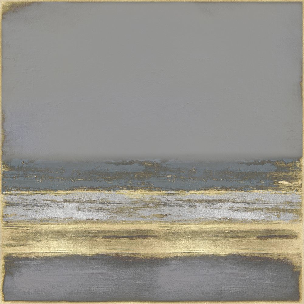 Gold on Gray art print by Taylor Hamilton for $57.95 CAD