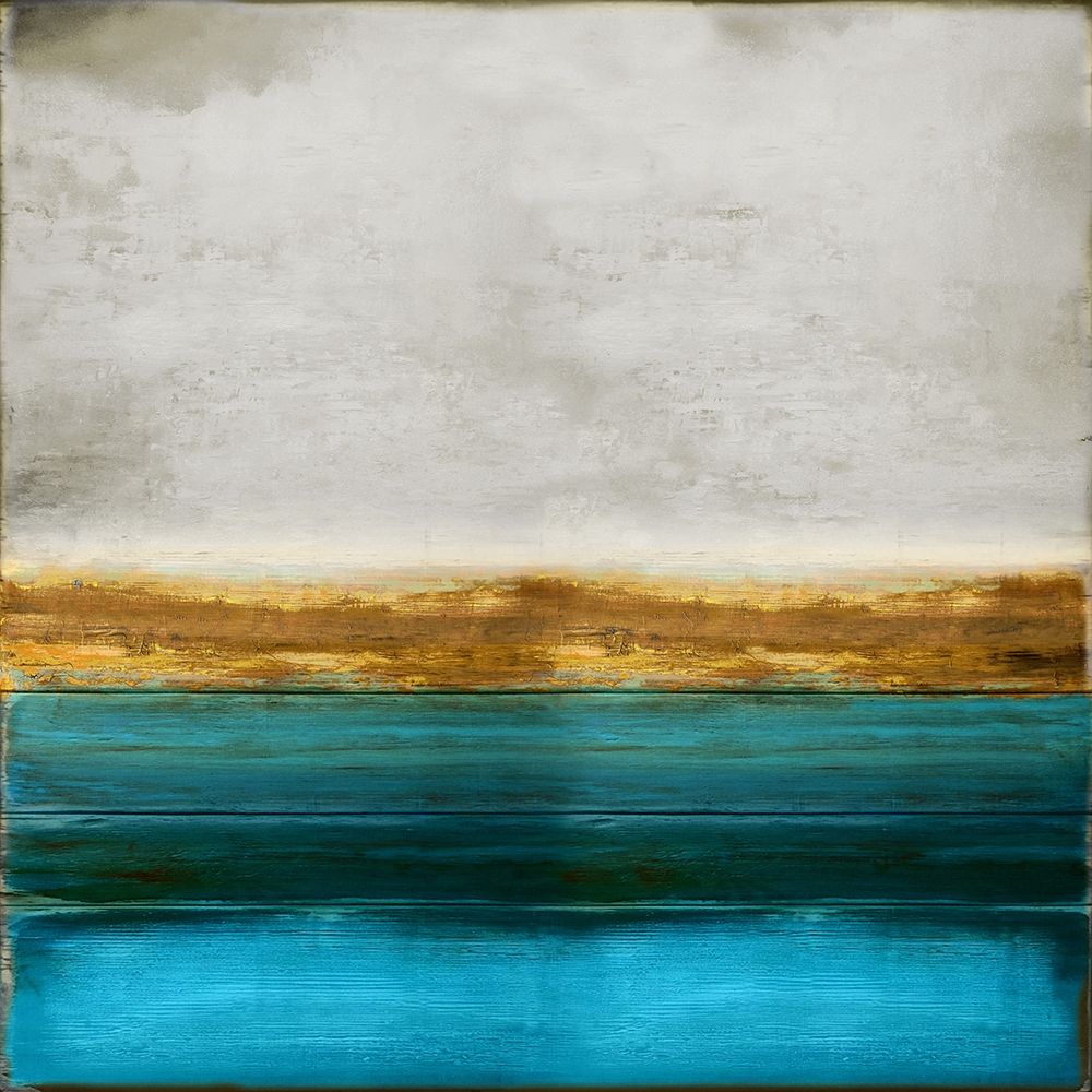 Gold onTurquoise art print by Taylor Hamilton for $57.95 CAD