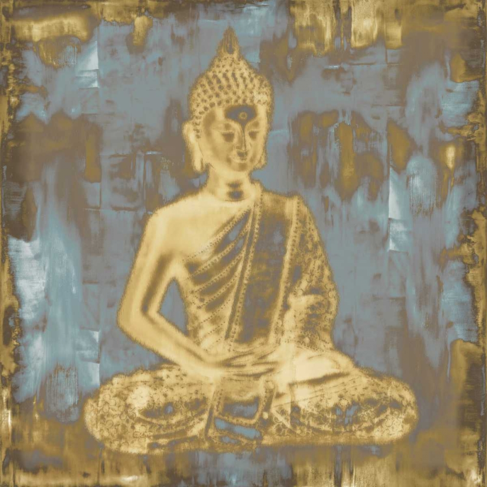 Meditating Buddha art print by Tom Bray for $57.95 CAD