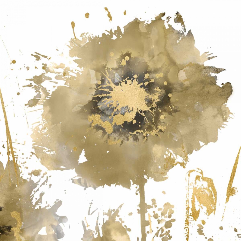 Flower Burst in Gold I art print by Vanessa Austin for $57.95 CAD