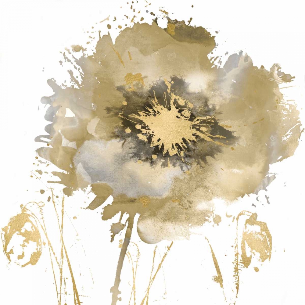 Fower Burst in Gold II art print by Vanessa Austin for $57.95 CAD