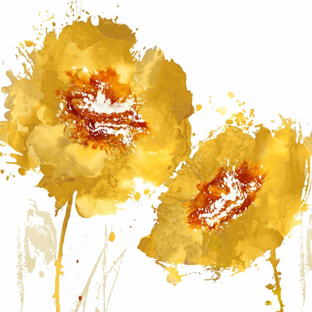 Flower Burst in Amber II art print by Vanessa Austin for $57.95 CAD