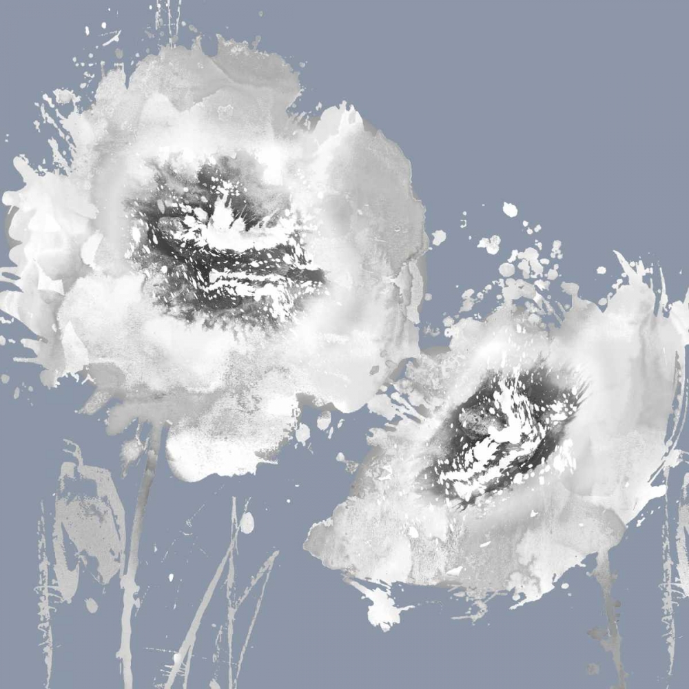Flower Burst on Grey II art print by Vanessa Austin for $57.95 CAD
