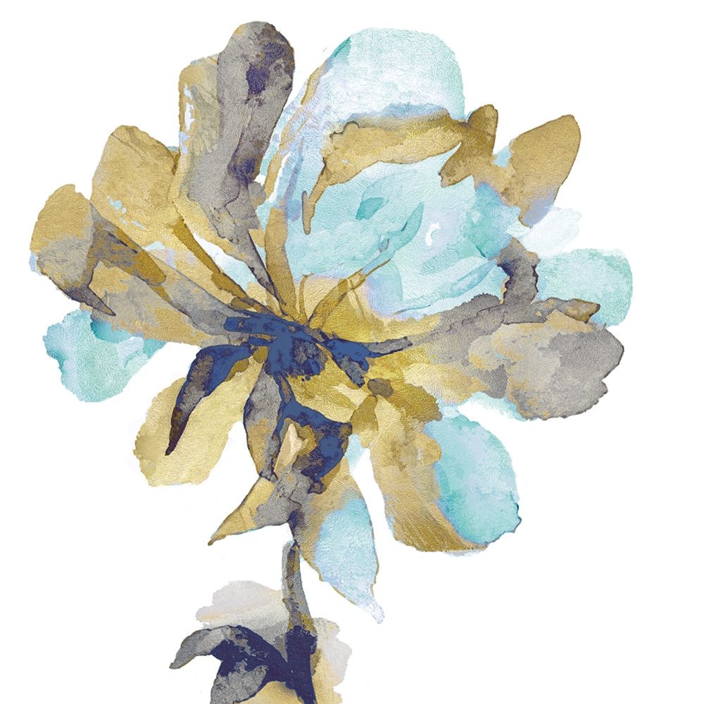 Fresh Bloom Aqua I art print by Vanessa Austin for $57.95 CAD