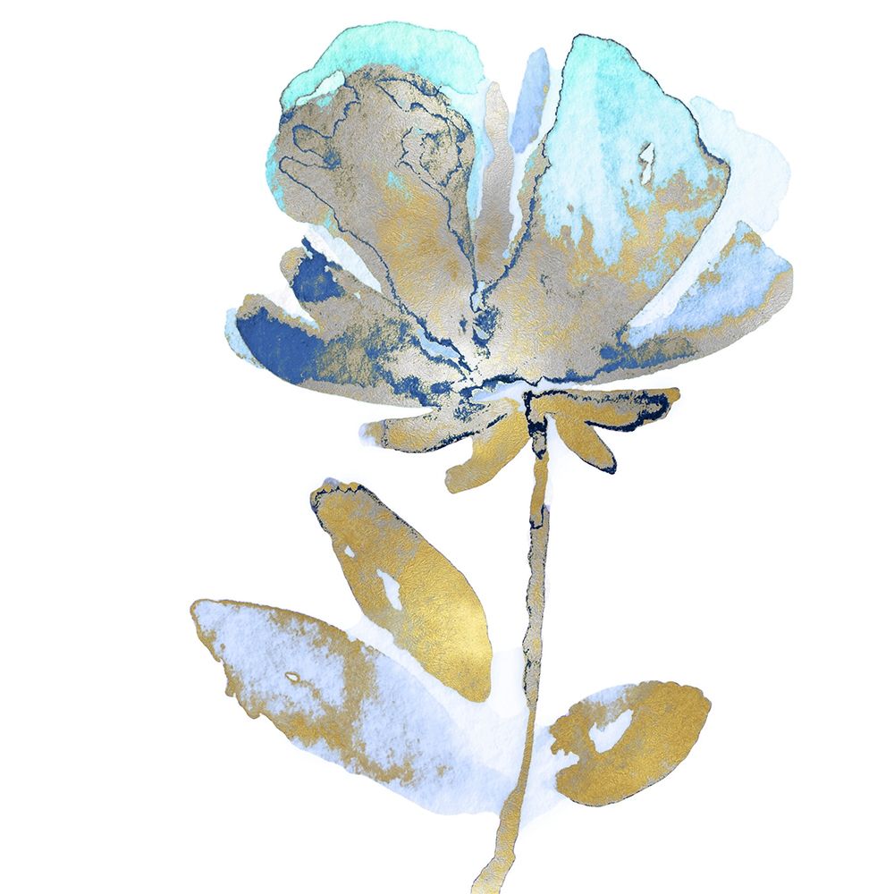 Fresh Bloom Aqua II art print by Vanessa Austin for $57.95 CAD