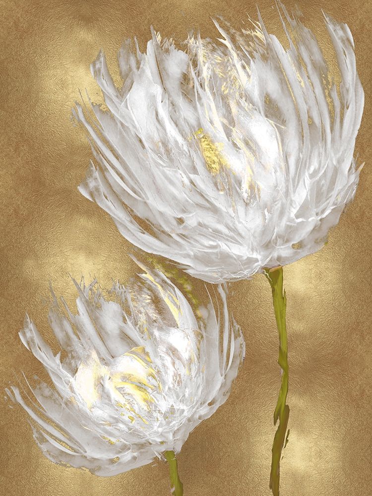 Tulips on Gold II art print by Vanessa Austin for $57.95 CAD