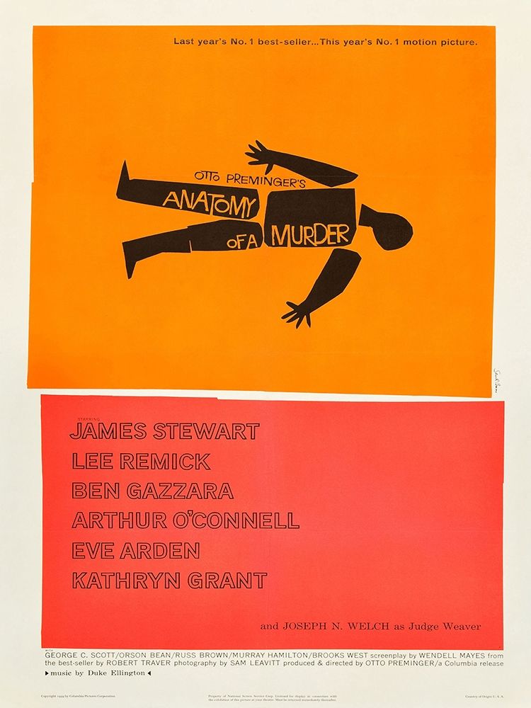 Anatomy Of A Murder art print by Anonymous for $57.95 CAD