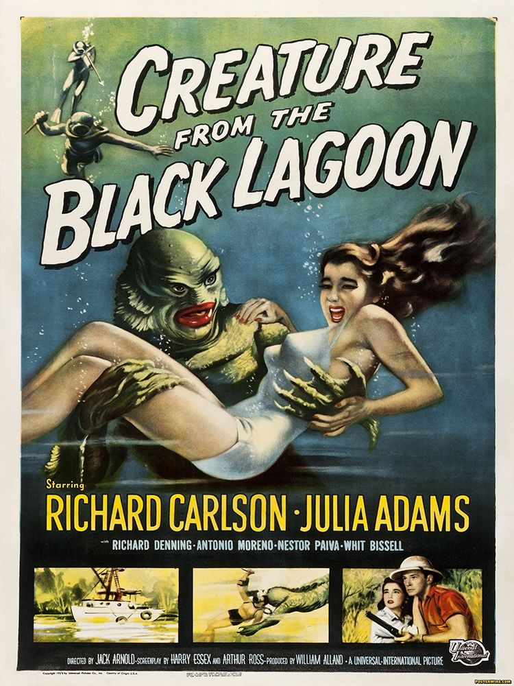 Creature From The Black Lagoon art print by Anonymous for $57.95 CAD