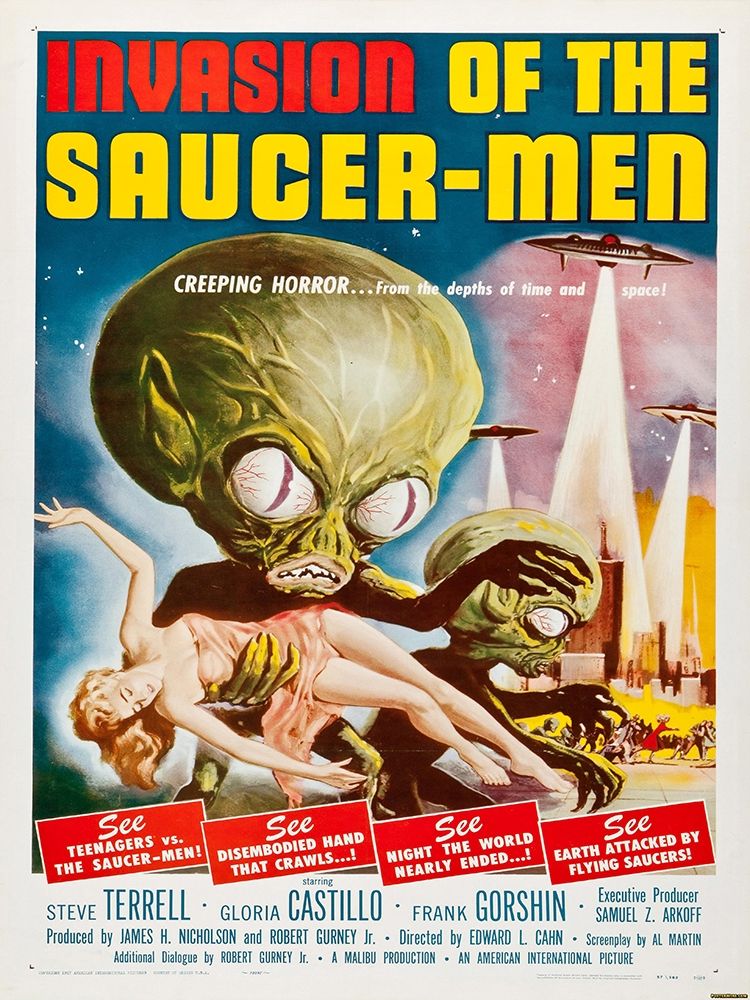 Invasion Of The Saucer Men art print by Anonymous for $57.95 CAD