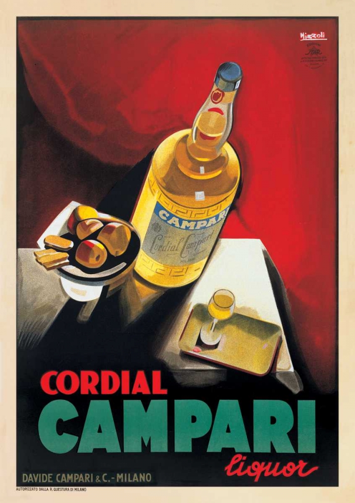 Cordial Campari art print by Marcello Nizzoli for $57.95 CAD