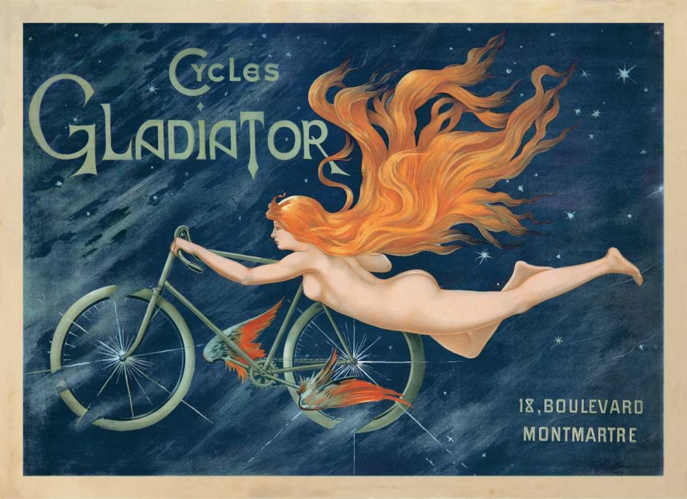 Cycles Gladiator-1895 ca art print by Anonymous for $57.95 CAD
