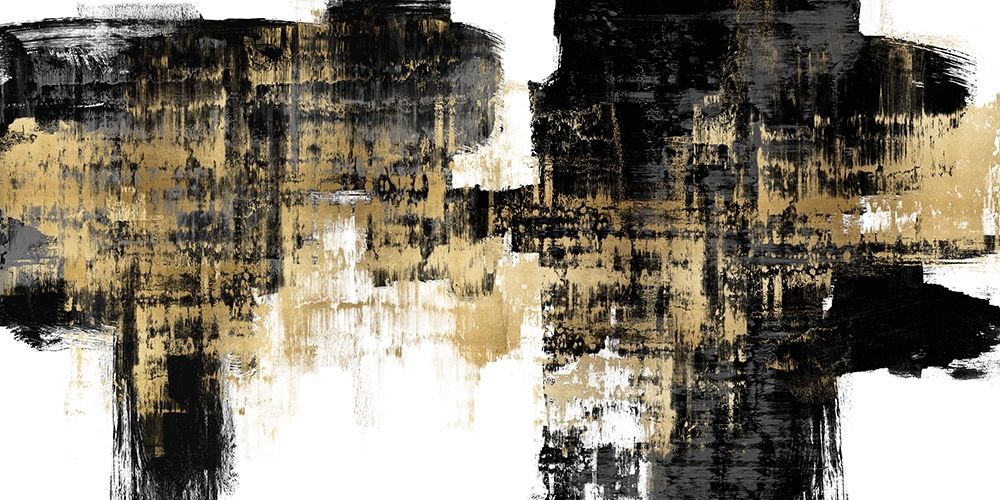 Amplified Gold on Black art print by Alex Wise for $57.95 CAD
