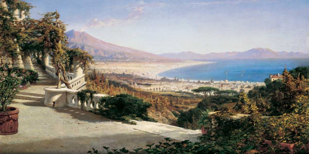 A View of the Bay of Naples art print by William Wyld for $57.95 CAD