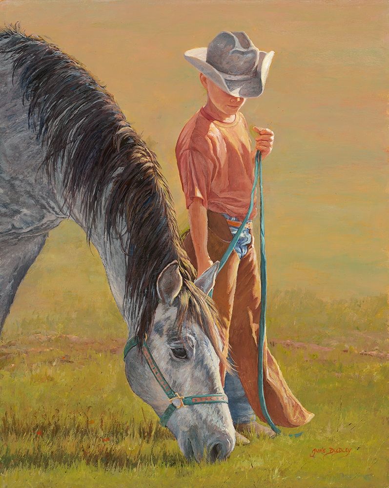 Learning the Ropes art print by June Dudley for $57.95 CAD