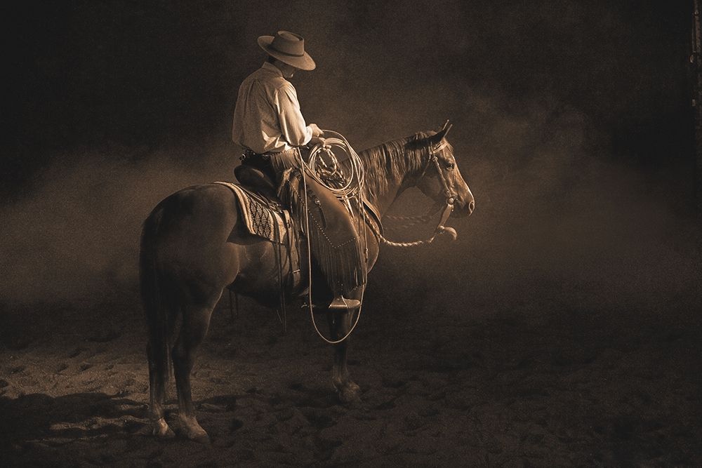 Taking A Break ~ Sepia art print by Robert Dawson for $57.95 CAD