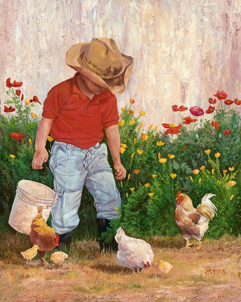 Country Boy art print by June Dudley for $57.95 CAD