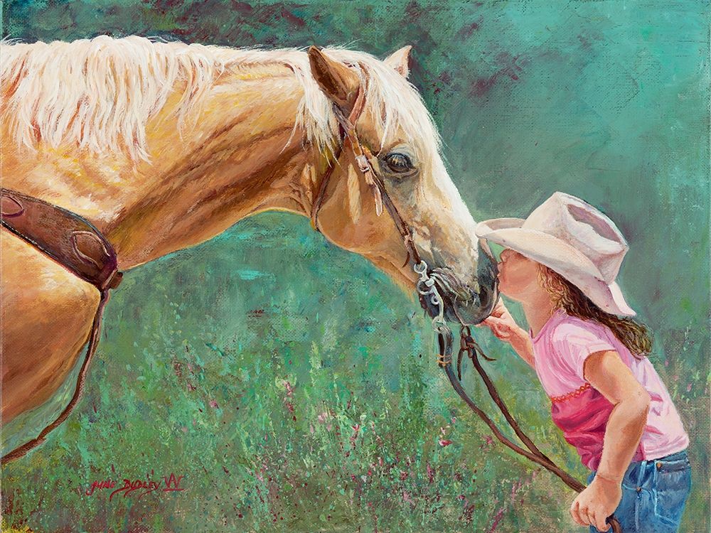 The First Kiss art print by June Dudley for $57.95 CAD