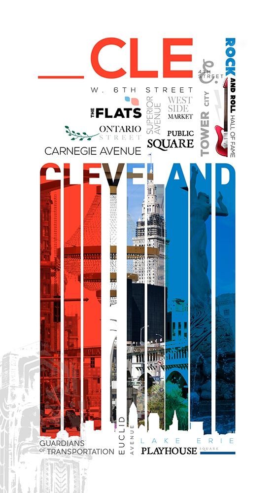 Cleveland Sign art print by Somerset for $57.95 CAD