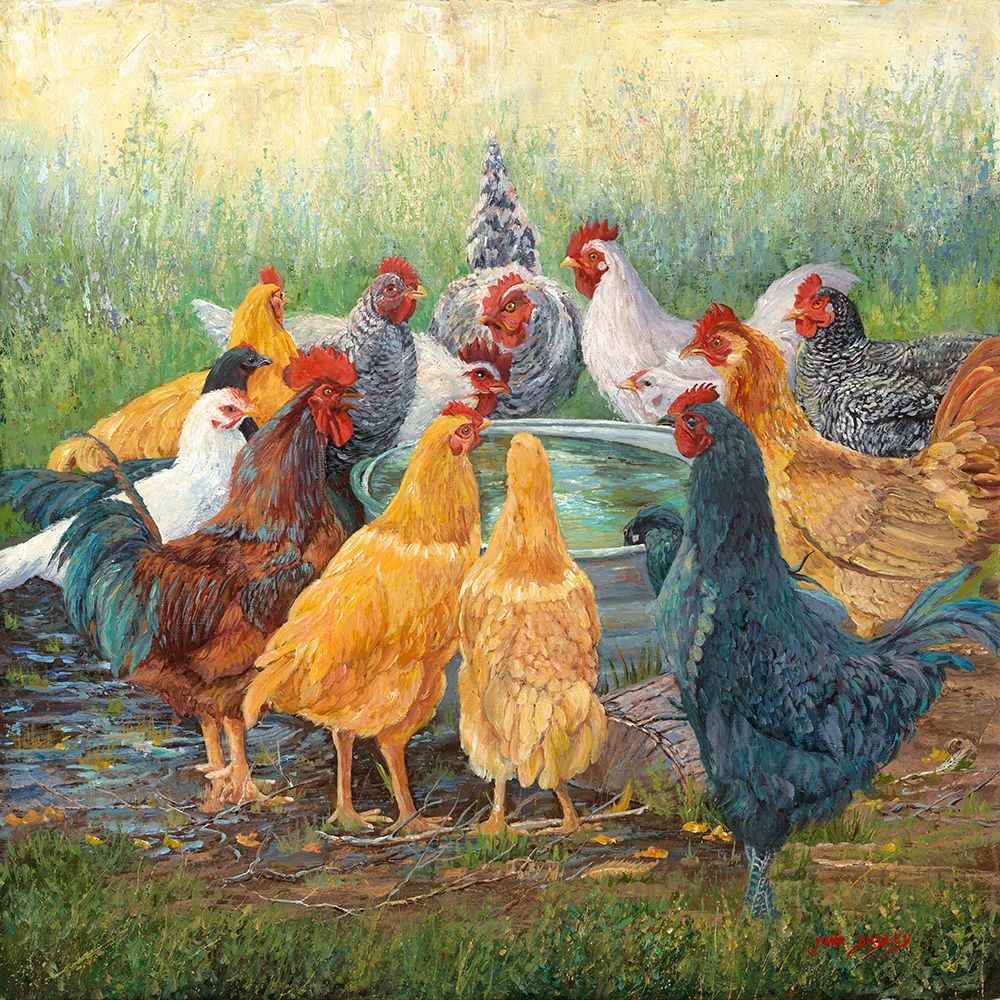 Happy Hour art print by June Dudley for $57.95 CAD