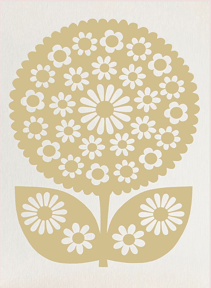 ssfolkflower2 art print by Somerset House for $57.95 CAD