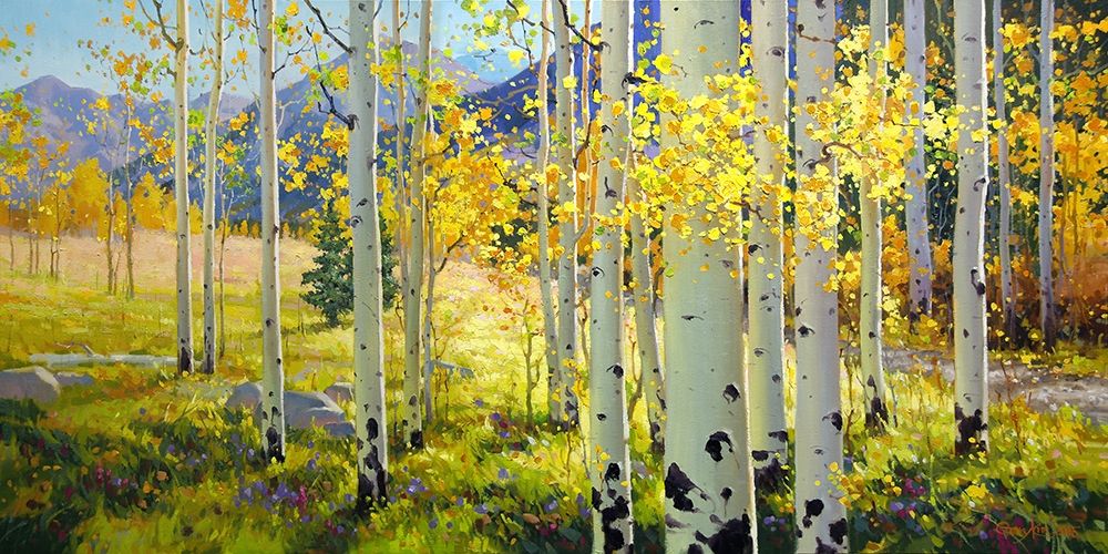 Afternoon Aspen art print by Gary Kim for $57.95 CAD