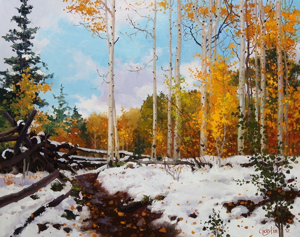 Aspen Vista Snow art print by Gary Kim for $57.95 CAD