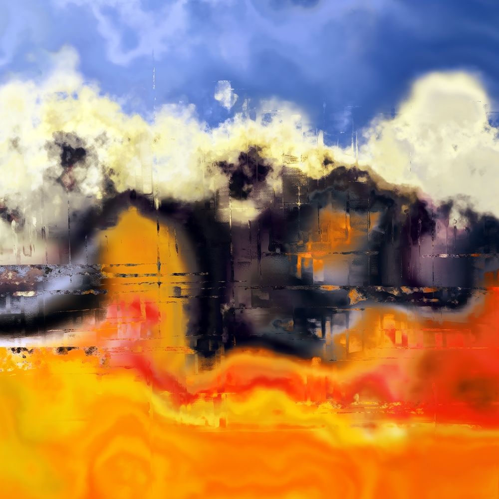 Beyond  the Clouds I art print by Ronald Bolokofsky for $57.95 CAD