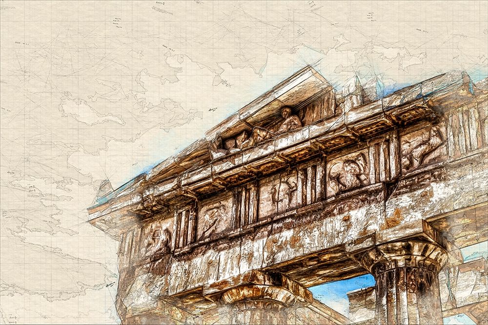 Acropolis II art print by Ronald Bolokofsky for $57.95 CAD