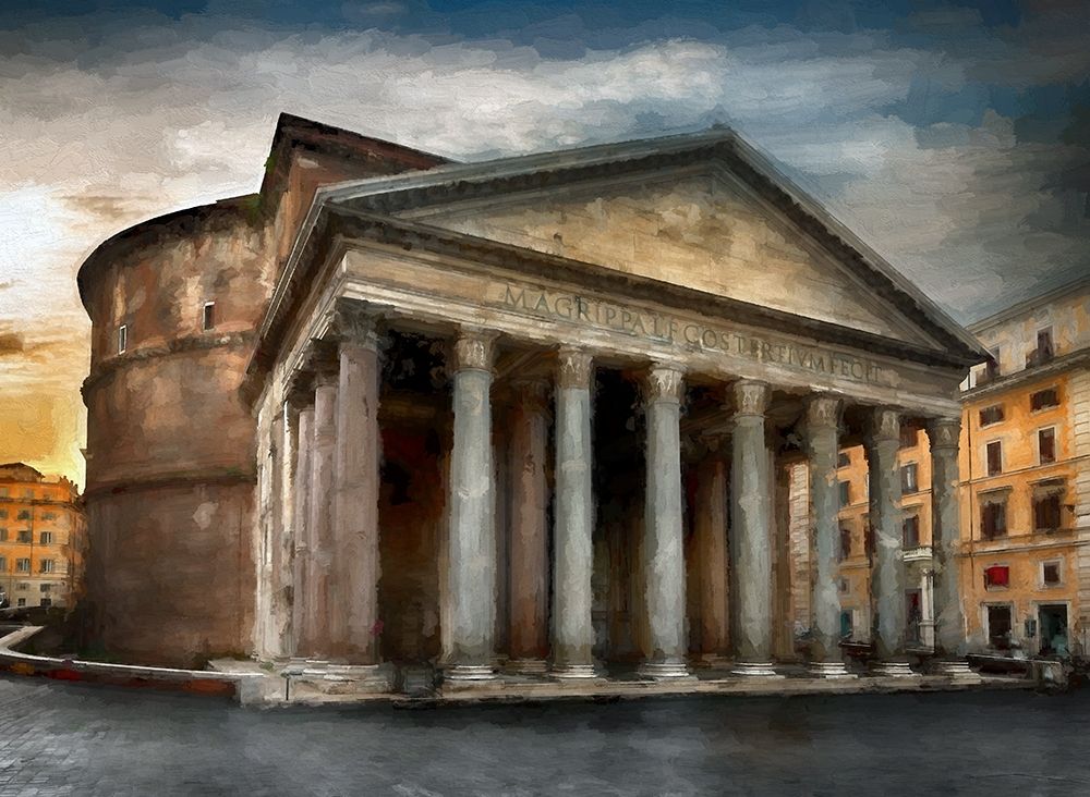 Ancient Pantheon II art print by Ronald Bolokofsky for $57.95 CAD