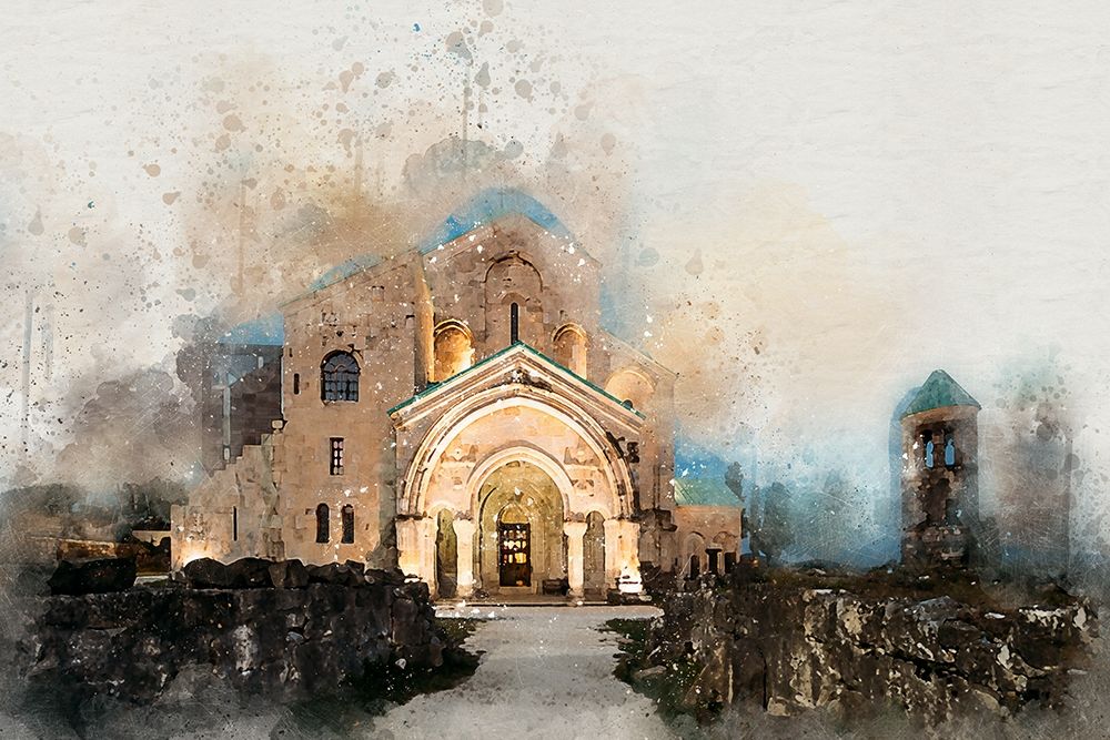 Bagrati Cathedral art print by Ronald Bolokofsky for $57.95 CAD