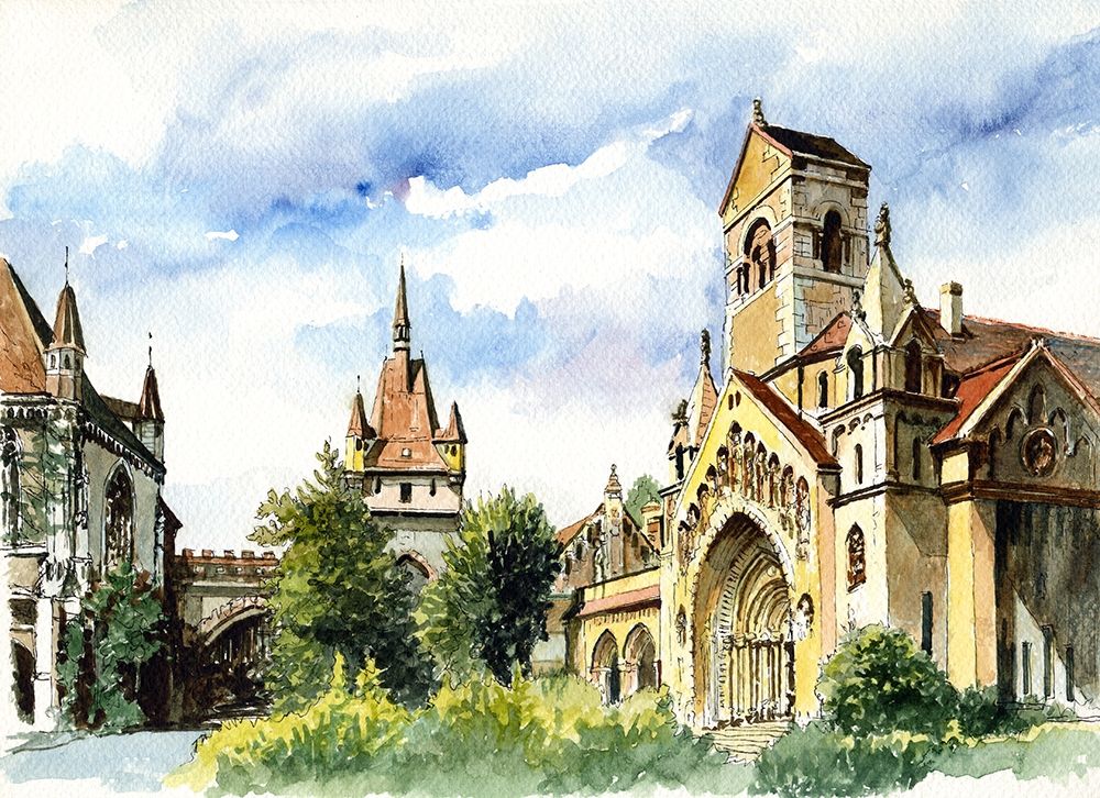 Budapest Castle III art print by Ronald Bolokofsky for $57.95 CAD