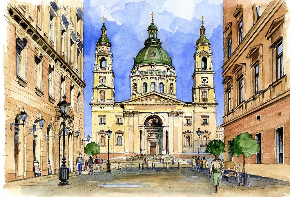 Budapest Chapel art print by Ronald Bolokofsky for $57.95 CAD