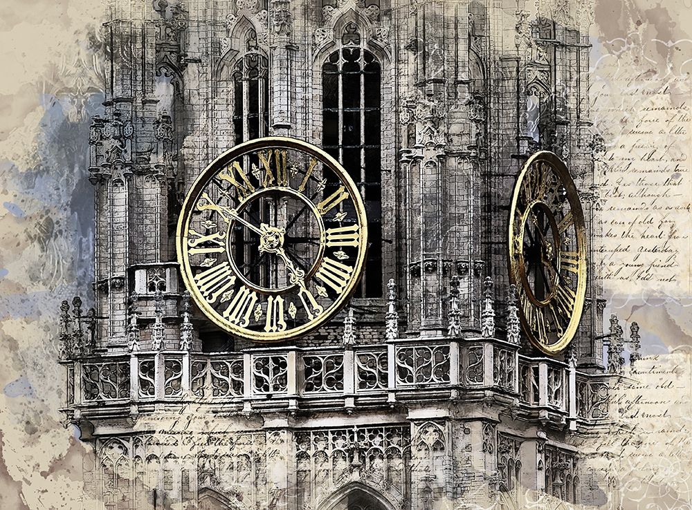 Clock Tower art print by Ronald Bolokofsky for $57.95 CAD