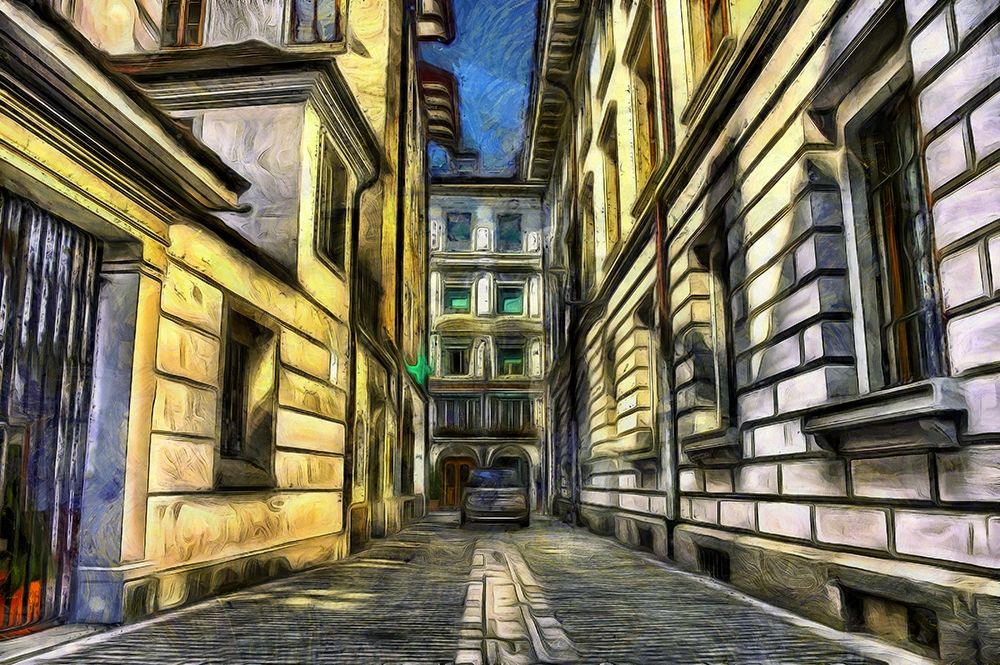 Back Alley art print by Ronald Bolokofsky for $57.95 CAD