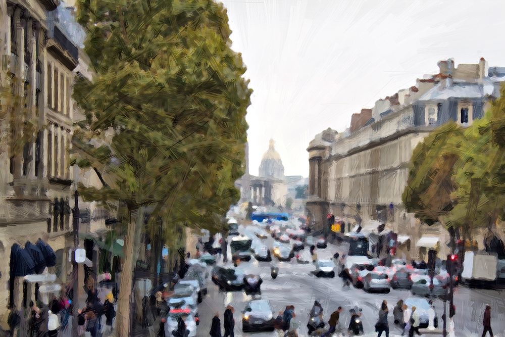 Busy Streets of Paris art print by Ronald Bolokofsky for $57.95 CAD