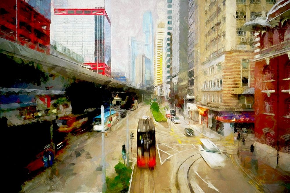 Central Hong Kong art print by Ronald Bolokofsky for $57.95 CAD