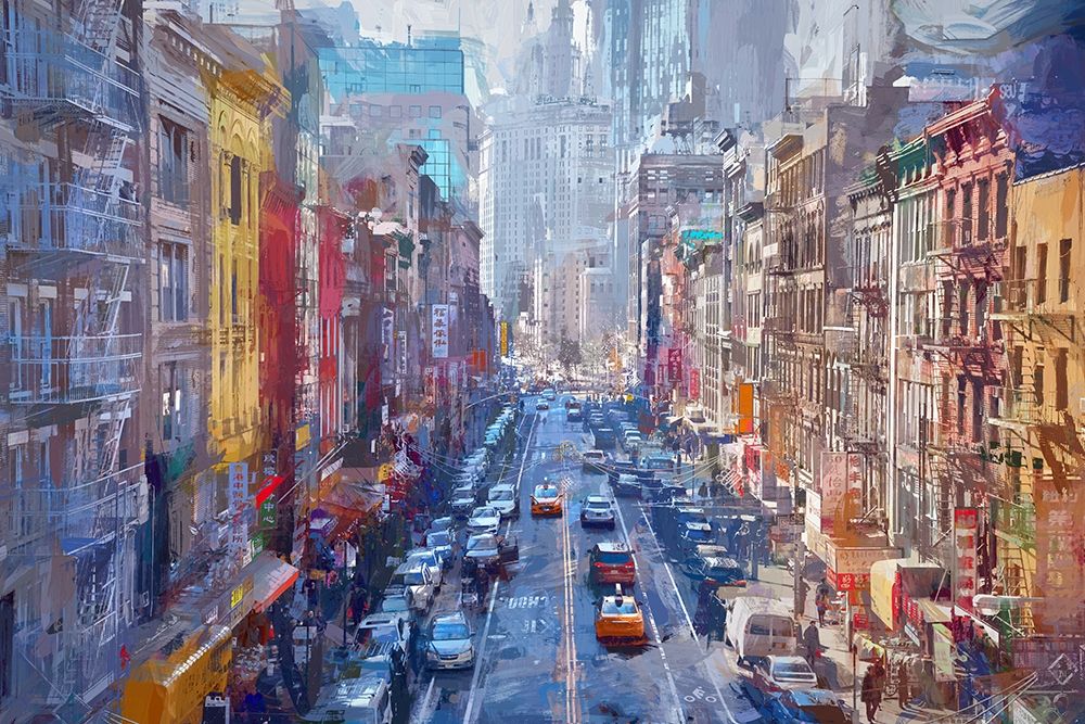 China Town art print by Ronald Bolokofsky for $57.95 CAD