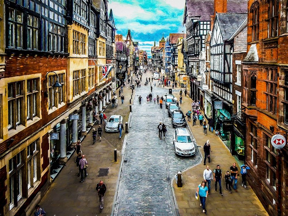 Eastgate Street  art print by Ronald Bolokofsky for $57.95 CAD