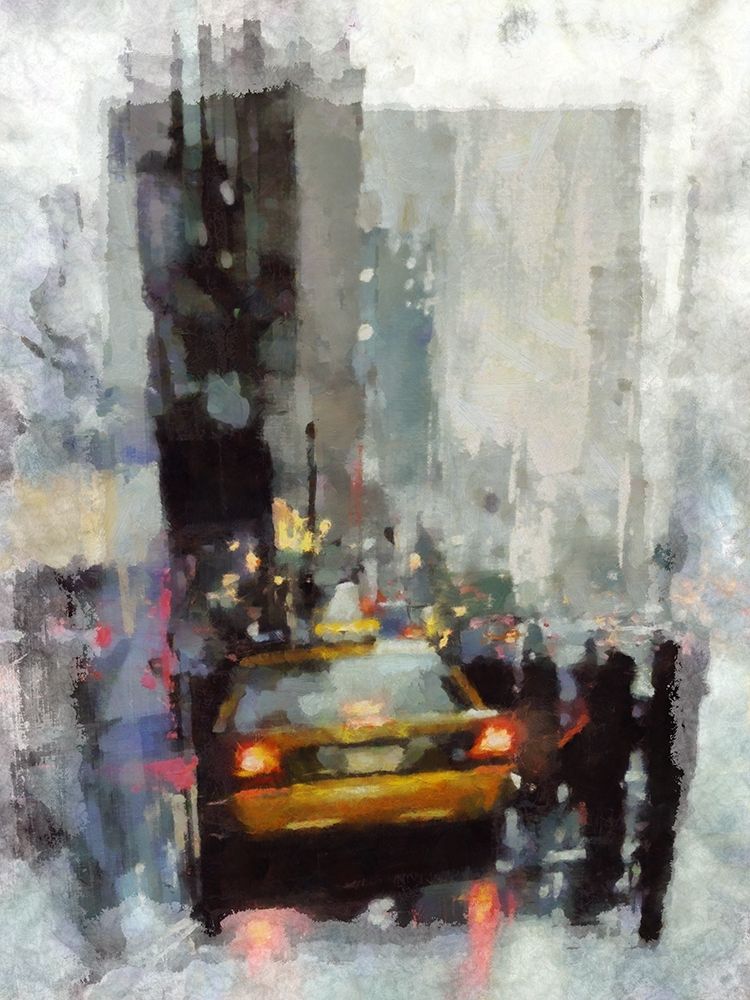 Hailing A Taxi II art print by Ronald Bolokofsky for $57.95 CAD