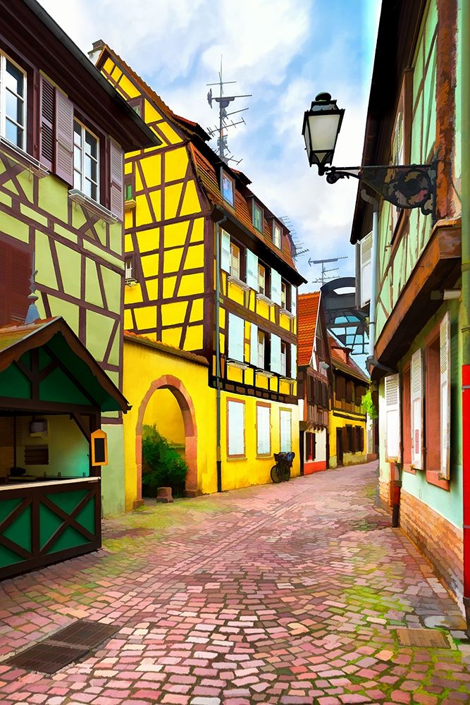 Narrow Streets of Colmar II art print by Ronald Bolokofsky for $57.95 CAD