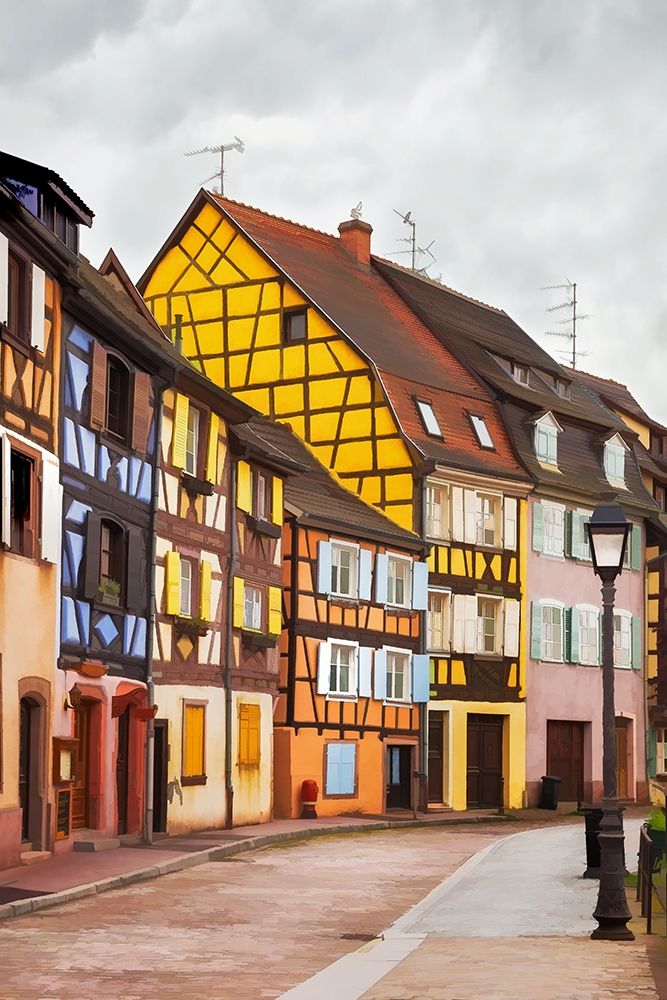 Narrow Streets of Colmar III art print by Ronald Bolokofsky for $57.95 CAD